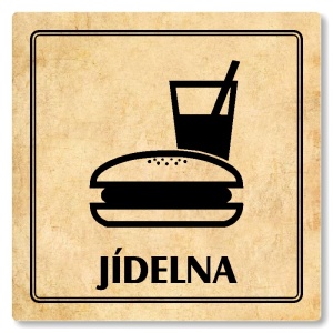 Jídelna, 100x100mm, pergamen, Utah